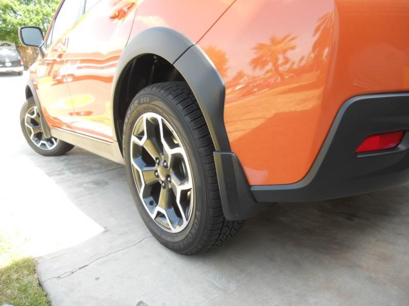 Installed factory Splash Guards to my XV Limited......VERY easy